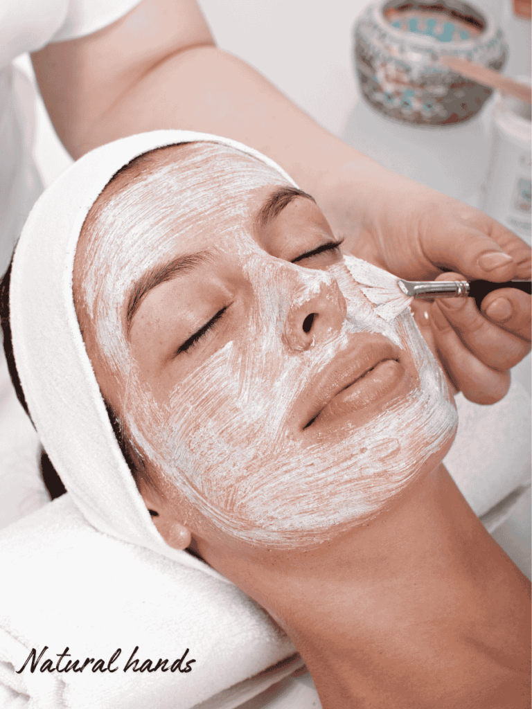 Professional skincare treatment in Edmonton at Natural Hands Massage Therapy Clinic, promoting healthy and glowing skin