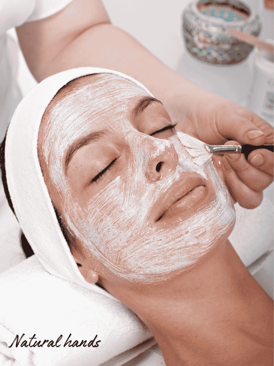 Professional skincare treatment in Edmonton at Natural Hands Massage Therapy Clinic, promoting healthy and glowing skin